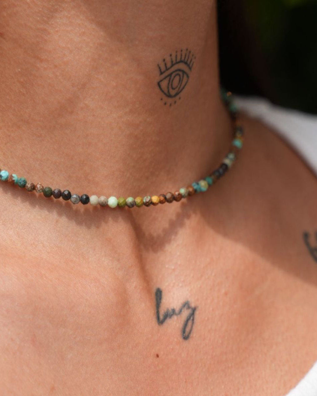 Choker Turquesa Gradiante