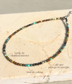 Choker Turquesa Gradiante