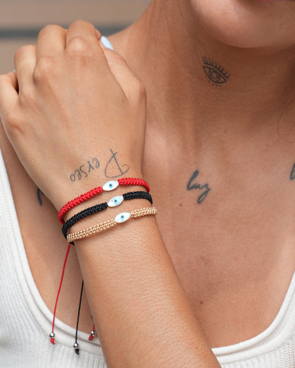 Brazalete de protección mal de ojo turco