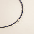 Choker Gota Sagrada | Lapislázuli y Piedra Luna