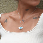 Talismán protector mal de ojo en plata