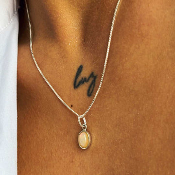 Talismán Ópalo en plata ley 925