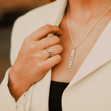 Set PLATA Fase lunar en amor