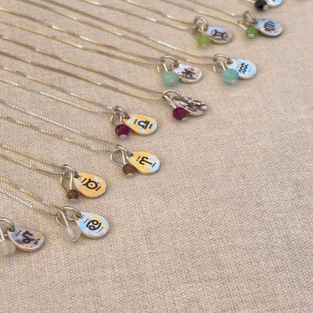 Talismán zodiacal de balance interior PLATA LEY 925